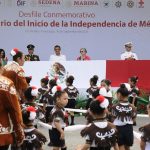 Presidió Américo Villarreal desfile cívico-militar por 214 aniversario del inicio de la independencia