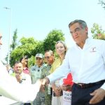 Participa Américo Villarreal en simulacro durante el Día Nacional de Protección Civil